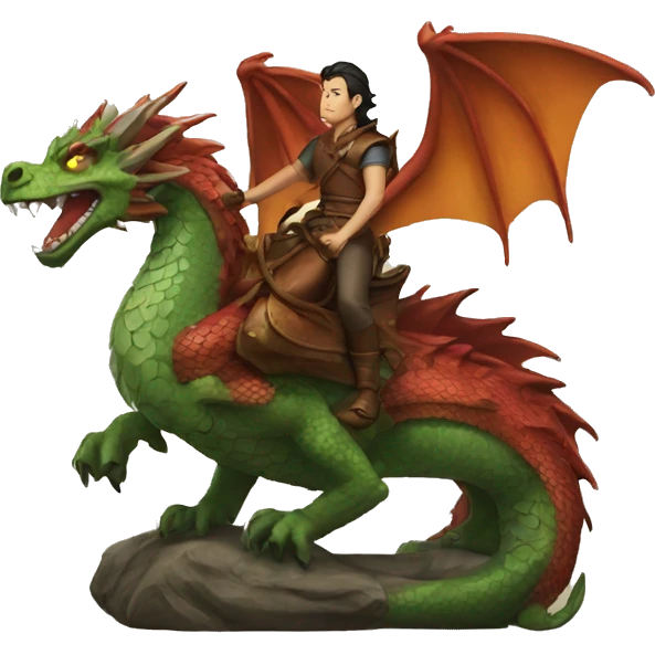 Let zeuz ride on the dragon emoji