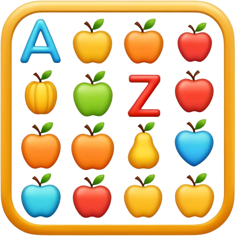 A to z emoji