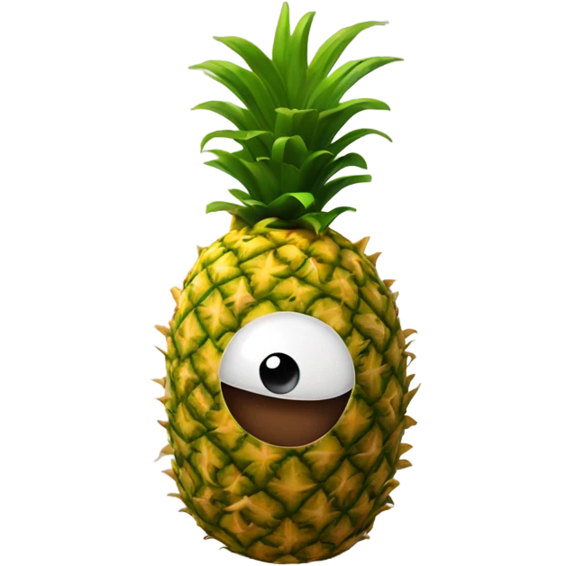 Pineapple face emoji