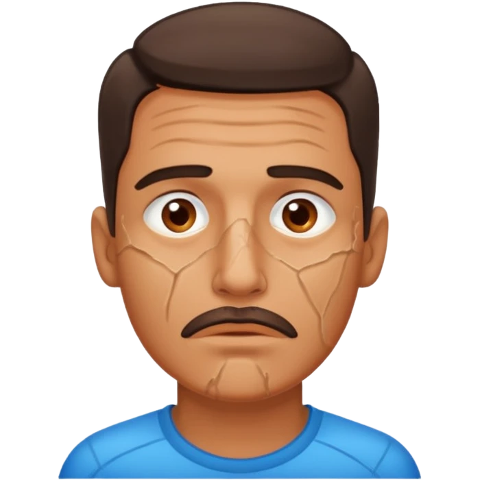 dehydrated man emoji