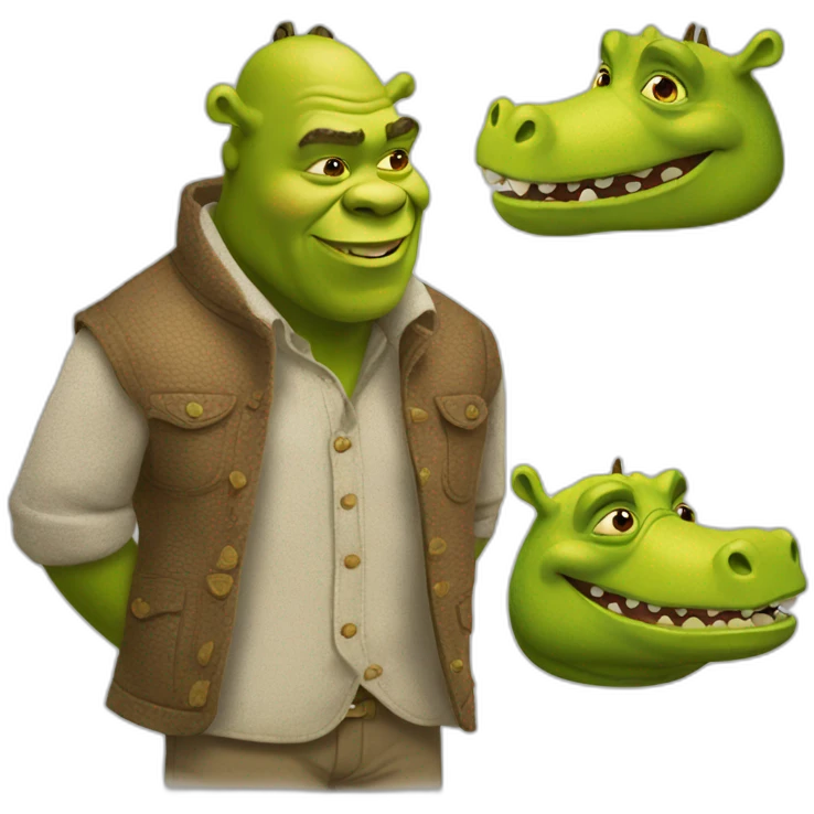 Shrek crocs emoji