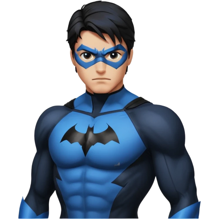 nightwing analyzing evidence emoji