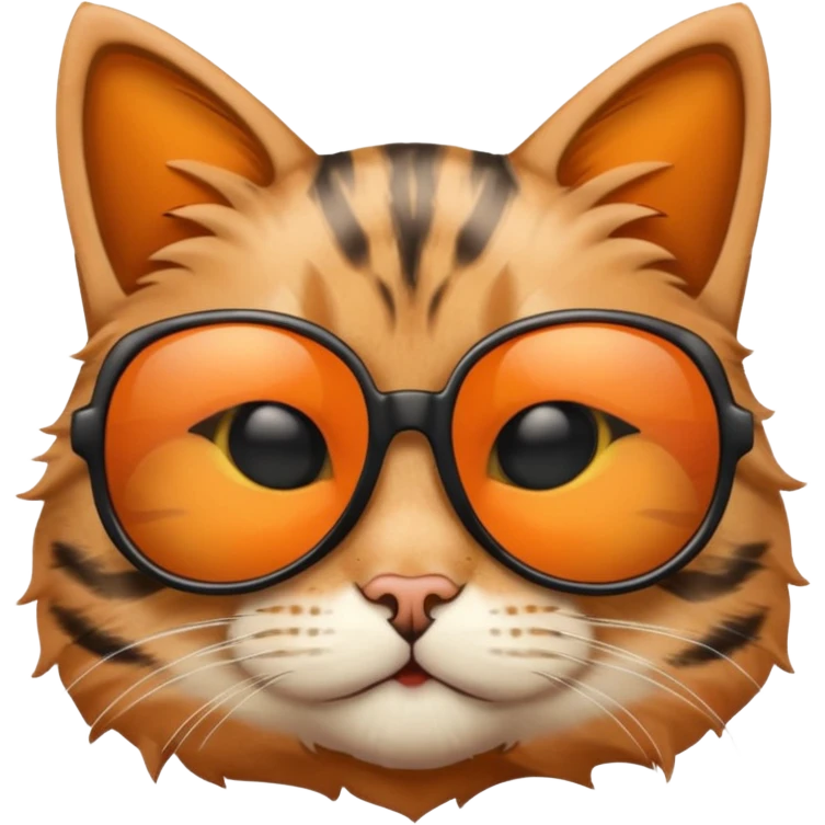 Cat wearing sunglasses emoji