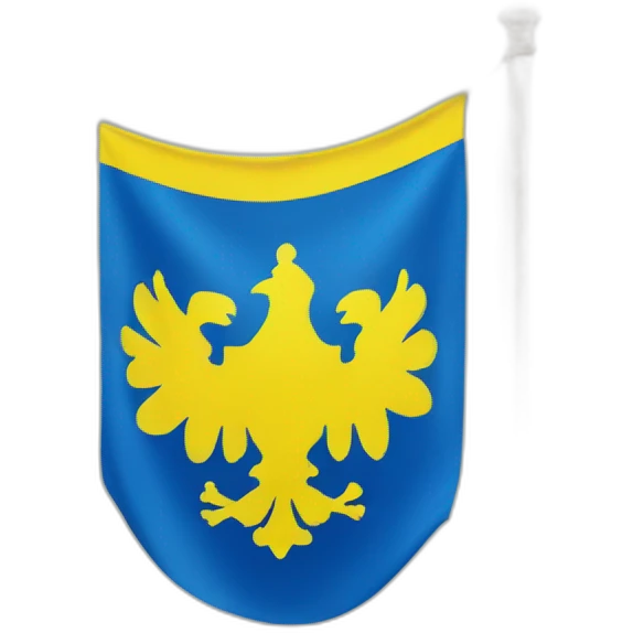 ukraine flag under deny sign emoji