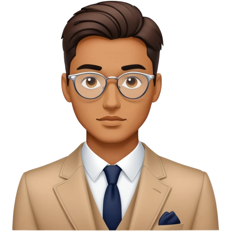 stylish man wearing dior emoji
