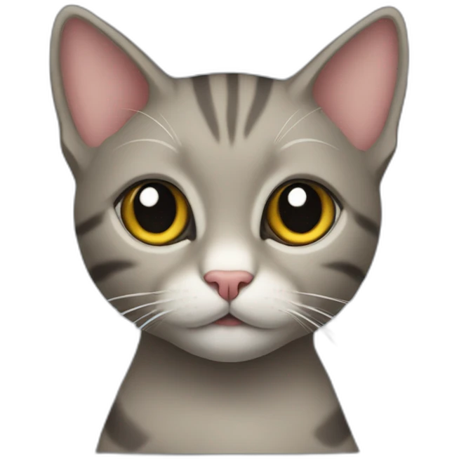 Pequeña Cat black emoji