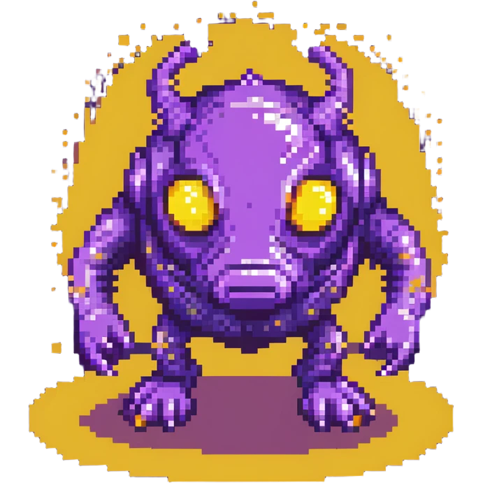 purple space creature with glowing spots emoji