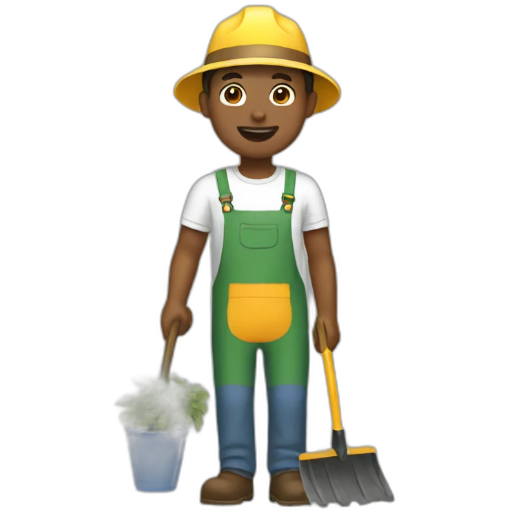 Person doing gardening emoji