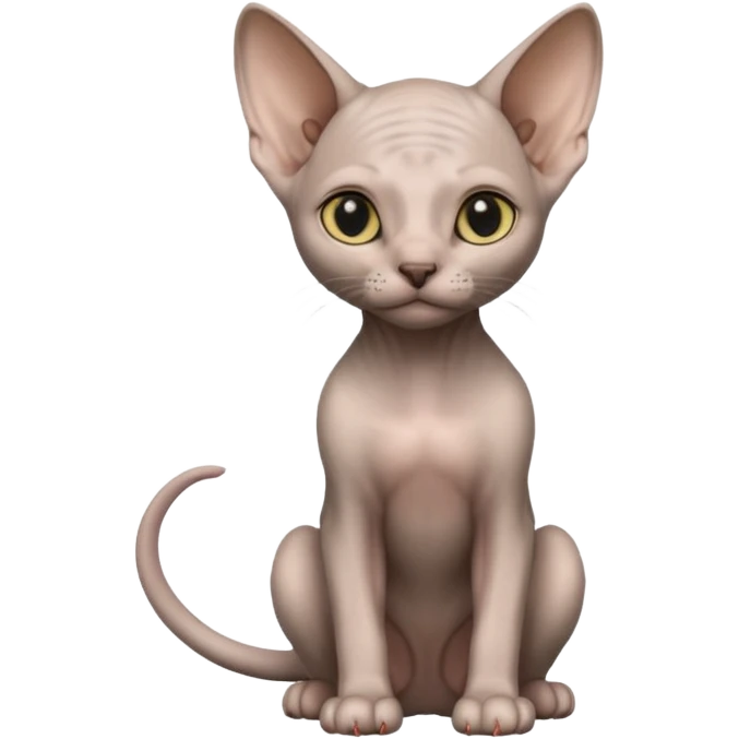 a sphinx sitting kitten  emoji