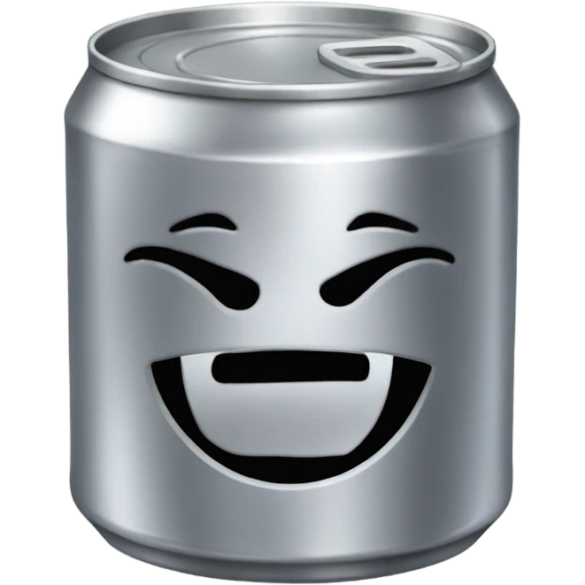 lata de metal con alcohol solido emoji