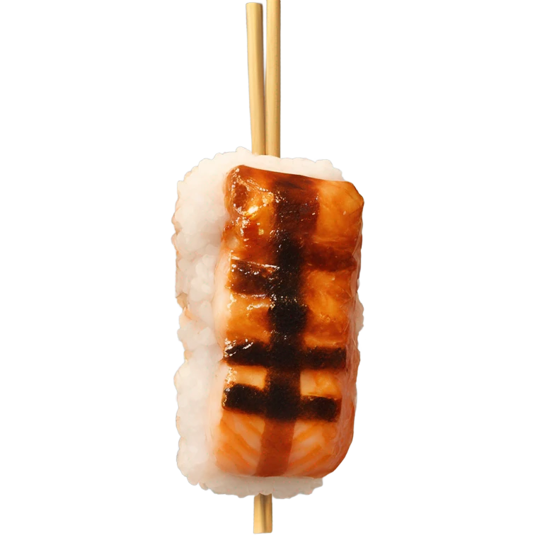 Yakitori onigirazu emoji