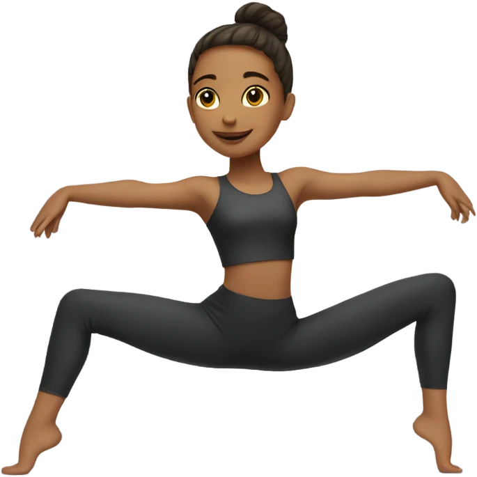 Girl doing splits  emoji