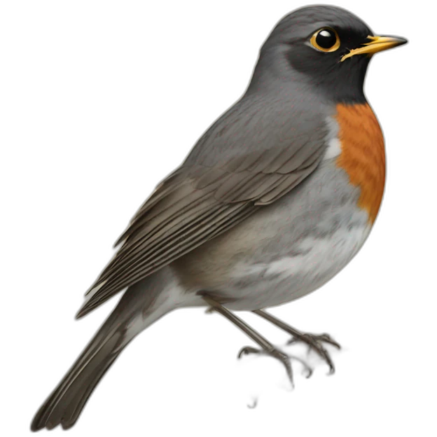 American robin emoji