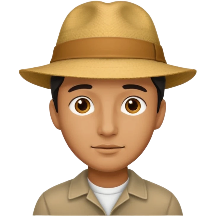 Мужчина в шляпе  emoji