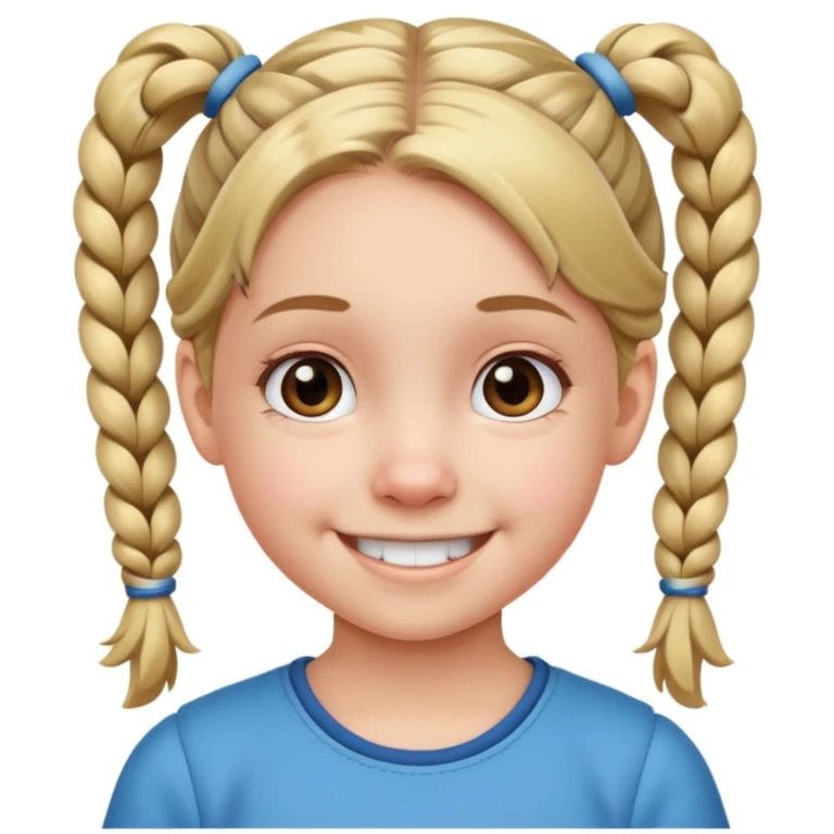 une pré adolescente  emoji