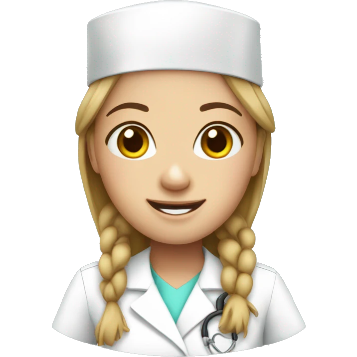 cute nurse emoji