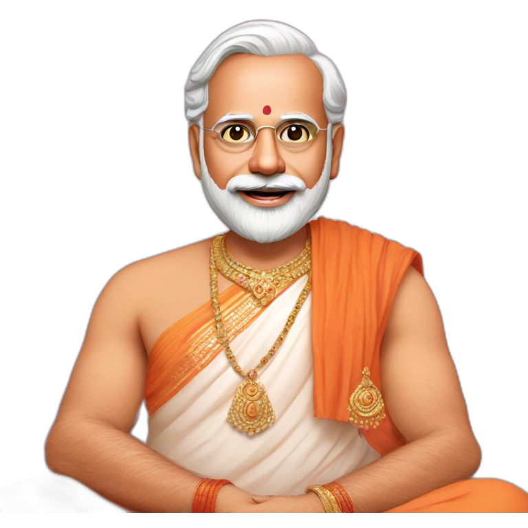 Narendra Modi as Vishnu emoji