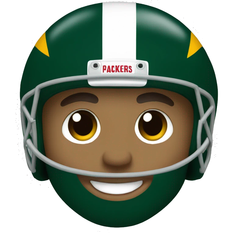 Green Bay Packers football emoji