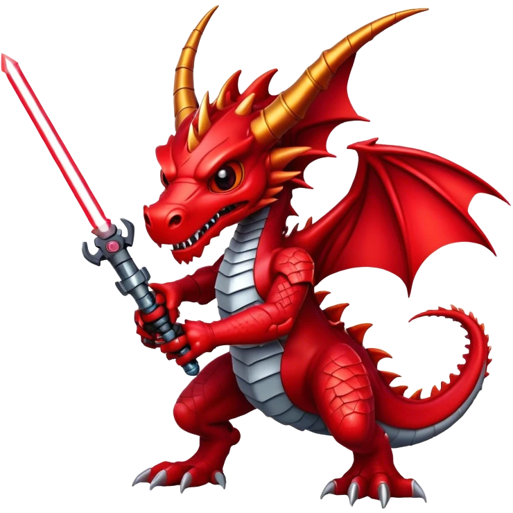 crazy-funny-cyberpunk-red-dragon-head-laser-sword-red emoji