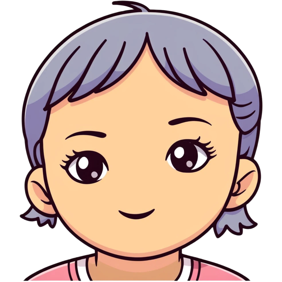 girl with eyes close together on face emoji