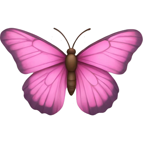 Mariposa rosa  emoji