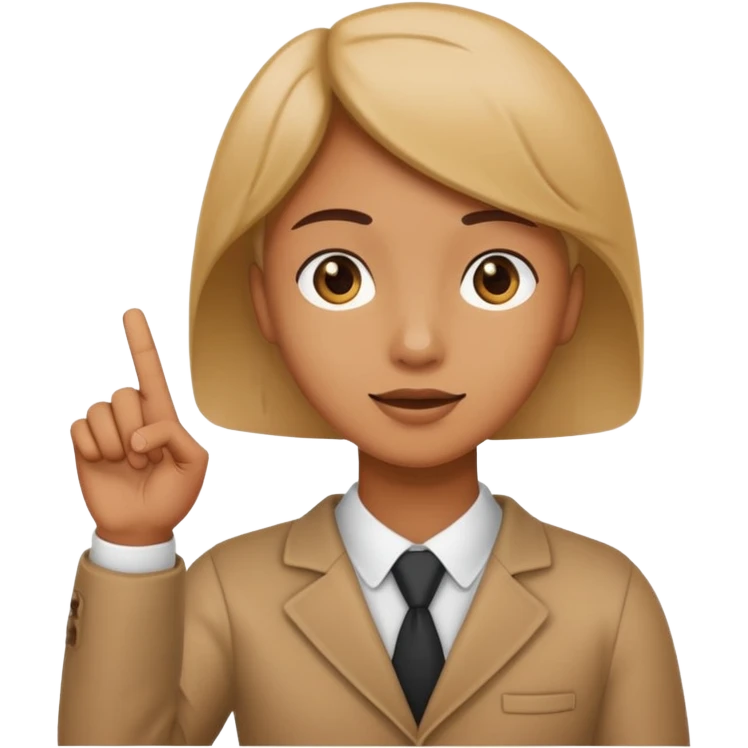 a face and hand emoji pointing to question and answer emoji