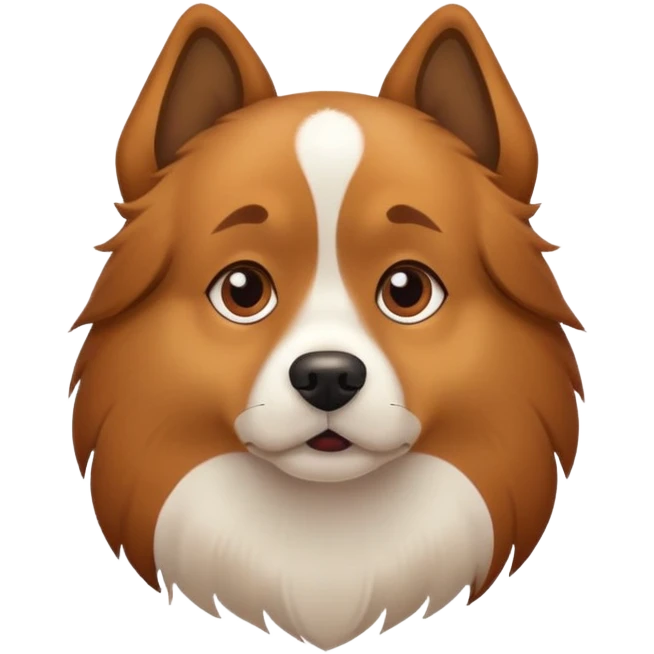 Dog side eyeing emoji