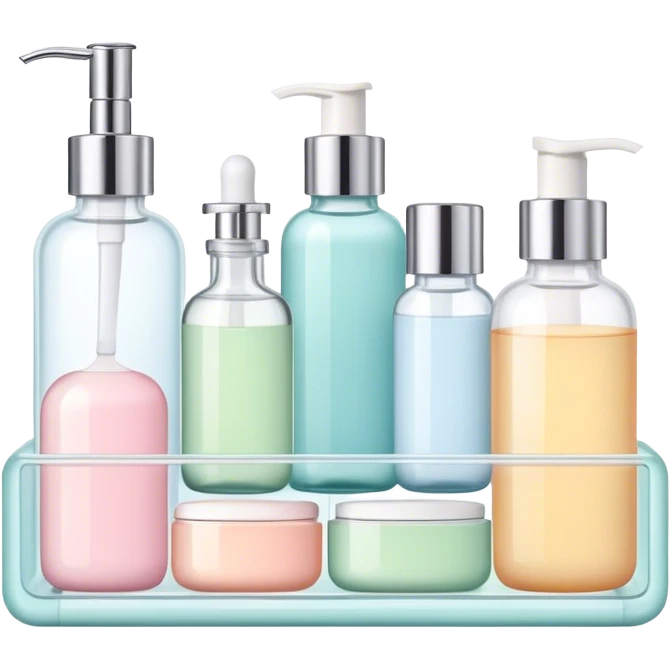 preppy skincare vanity emoji