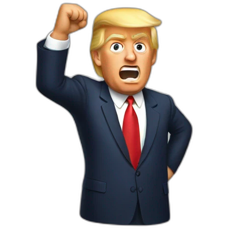 trump slapping someone emoji