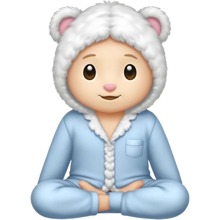 fluffy pyjamas emoji