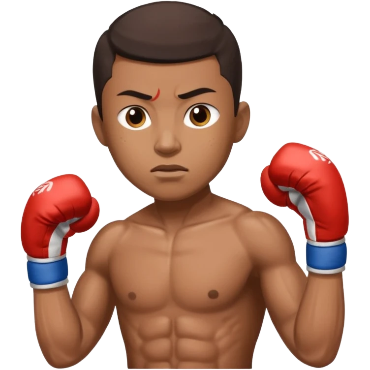Kruang de muai thai emoji