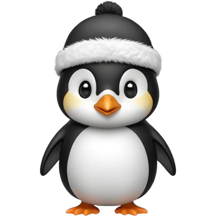 penguen with cap emoji