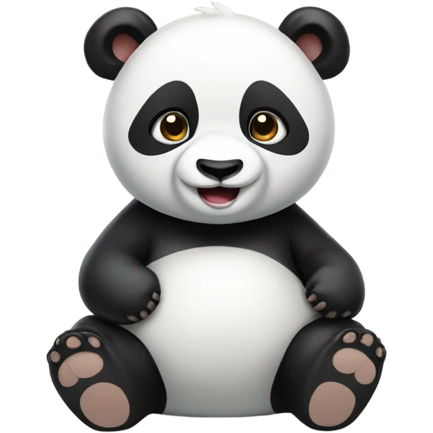 Pregnant panda bear emoji