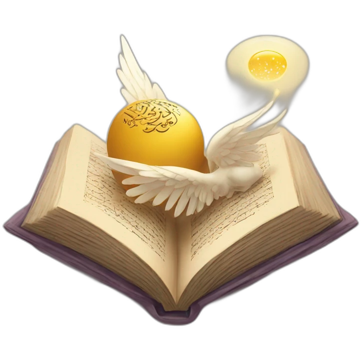 quran with angel emoji