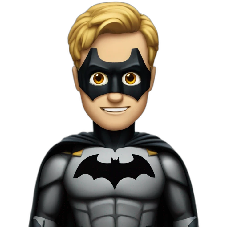 The dark knight batman flying movie emoji