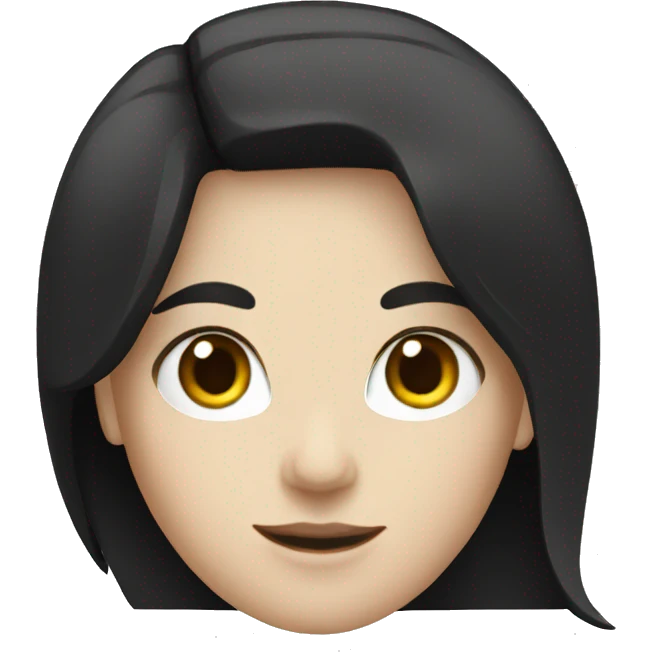 white woman with black hair and with documents emoji