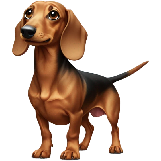 Sausage dog  emoji