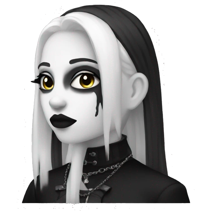 goth black  emoji