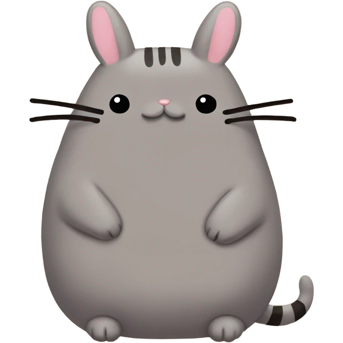 Pusheen big chungus emoji