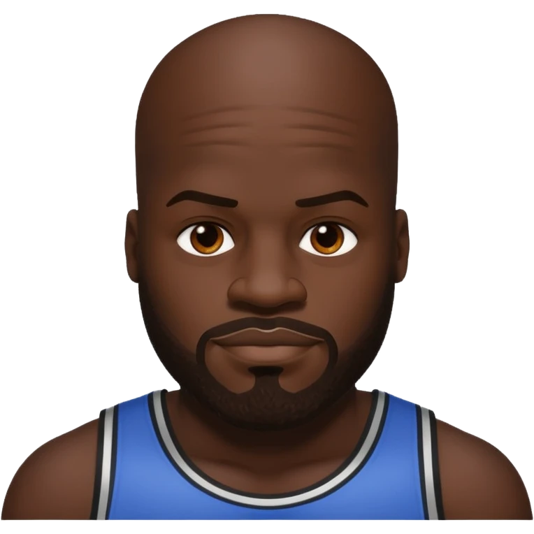 Shaq with hair emoji