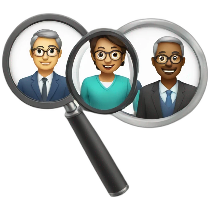 3 diverse experts + magnifying glass emoji