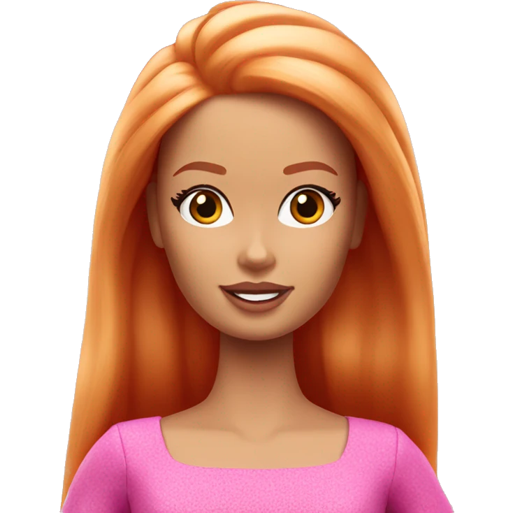Barbie ginger emoji