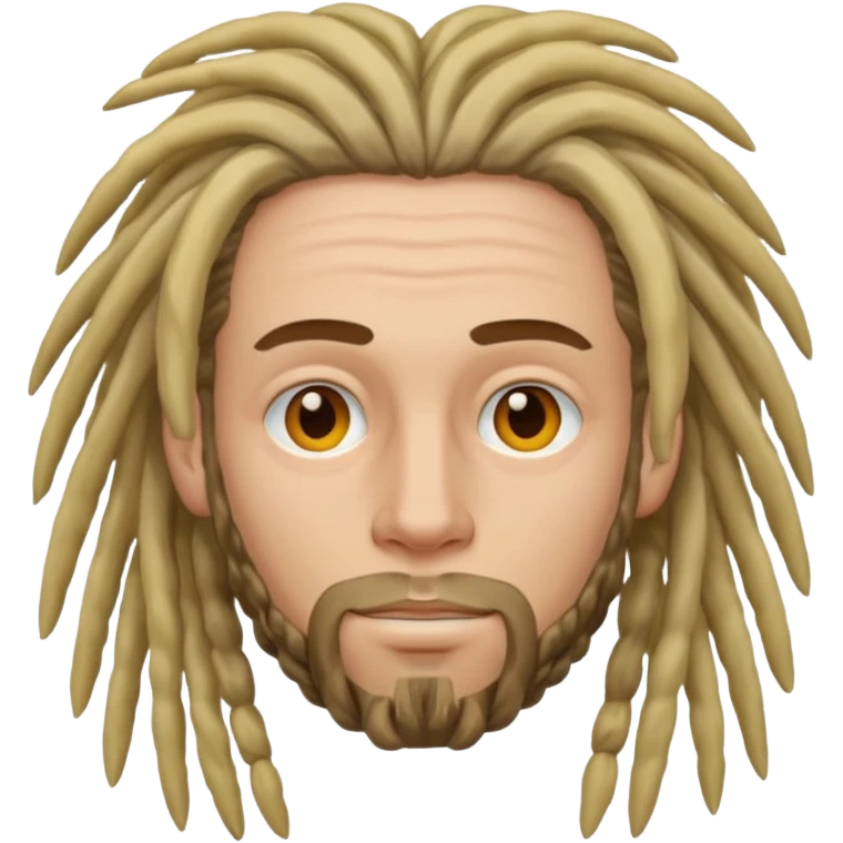 white man with dreadlocks emoji