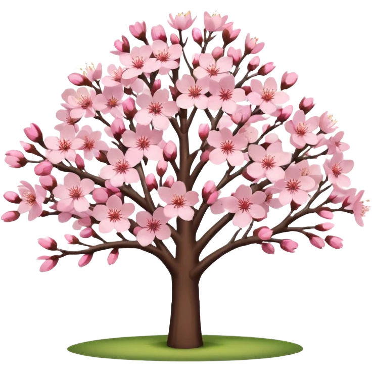 Cherry blossom tree emoji