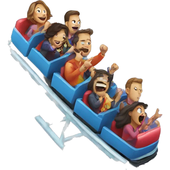 Roller coaster emoji