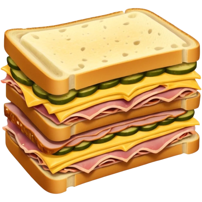cuban sandwich cut in half emoji