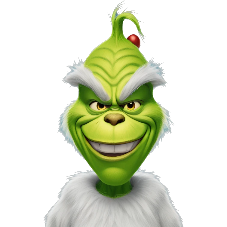 The grinch emoji