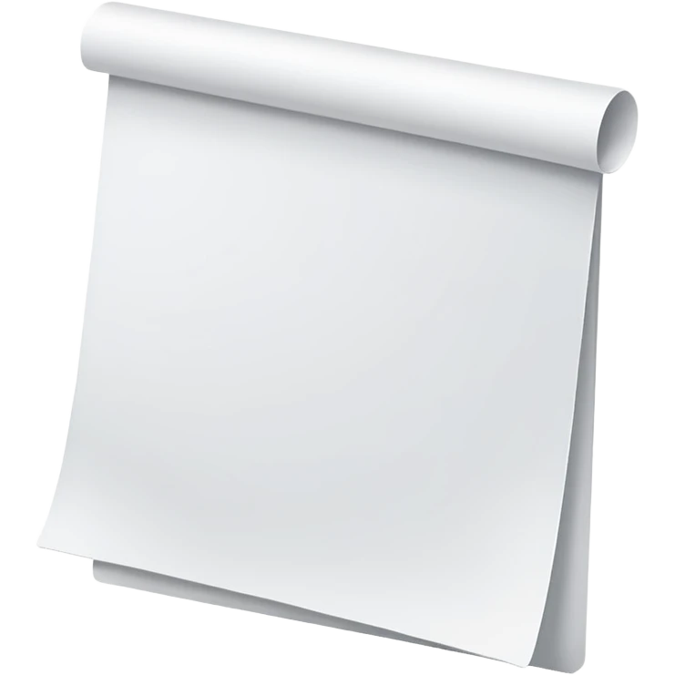 sheet of paper emoji