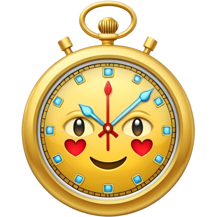 reloj con dolares emoji