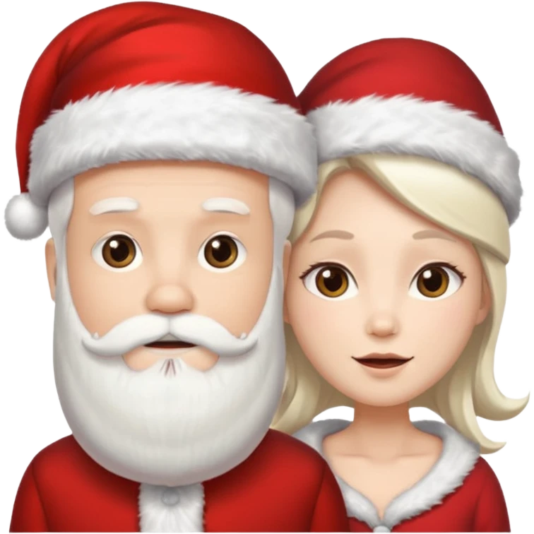 santa husband wife emoji